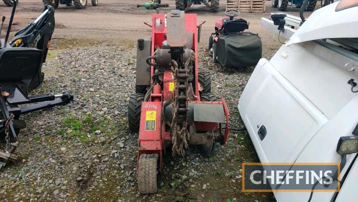 Barreto 1824D Petrol Engined Chain Trencher Hours: approx 160