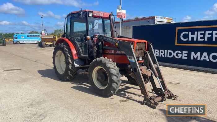 Zetor 7540 4wd Tractor c/w Quicke loader, PUH Reg. No. P950 CVJ Ser. No. 001457