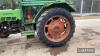 Deutz D7206 Tractor c/w registration documents in office Reg. No. NEB 647R Ser. No. 573 5959 - 7