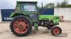 Deutz D7206 Tractor c/w registration documents in office Reg. No. NEB 647R Ser. No. 573 5959 - 14