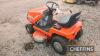 Kubota T1400 Ride on Mower c/w key in office recent new battery fitted Ser. No. 40940 - 3