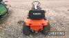 Kubota T1400 Ride on Mower c/w key in office recent new battery fitted Ser. No. 40940 - 4