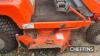 Kubota T1400 Ride on Mower c/w key in office recent new battery fitted Ser. No. 40940 - 15