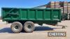 2010 Bailey 14tonne tandem axle steel monocoque trailer with hydraulic tailgate, sprung drawbar, sprung axles and hydraulic brakes on 560/60R22.5 Michelin wheels and tyres Serial No. 9229 - 8