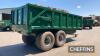 2010 Bailey 14tonne tandem axle steel monocoque trailer with hydraulic tailgate, sprung drawbar, sprung axles and hydraulic brakes on 560/60R22.5 Michelin wheels and tyres Serial No. 9233 - 7