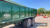 2010 Bailey 14tonne tandem axle steel monocoque trailer with hydraulic tailgate, sprung drawbar, sprung axles and hydraulic brakes on 560/60R22.5 Michelin wheels and tyres Serial No. 9233 - 16