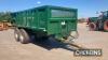 2010 Bailey 14 tonne tandem axle steel Monocoque trailer with hydraulic tailgate, sprung drawbar, sprung axle and hydraulic brakes on 560/60R22.5 wheels and tyres. Serial No. 9227 - 2