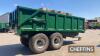 2010 Bailey 14 tonne tandem axle steel Monocoque trailer with hydraulic tailgate, sprung drawbar, sprung axle and hydraulic brakes on 560/60R22.5 wheels and tyres. Serial No. 9227 - 8