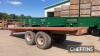 Triffitt 12tonne 24ft tandem axle flat bed trailer with sprung axles and hydraulic brakes on 18R22.5 wheels and tyres - 6