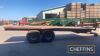 2007 Triffitt 12tonne 24ft tandem axle flat bed trailer fitted with sprung axles and hydraulic brakes on 18.4R22.5 wheels and tyres Serial No. 5550 - 7