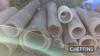 Qty of assorted concrete pipes - 3