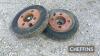 Pr. 14.5R14 irrigation weighted gun trolley wheels - 2