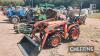 Kubota B7000D Compact Tractor c/w front loader & bucket, Ag tyres, rear spool valves - 5