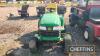 John Deere X748 4wd Diesel Ride on Mower c/w 54in mulching deck