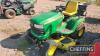 John Deere X748 4wd Diesel Ride on Mower c/w 54in mulching deck - 2