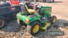 John Deere X748 4wd Diesel Ride on Mower c/w 54in mulching deck - 5