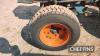 Kubota B5100 4wd Compact Tractor on grass tyres - 12