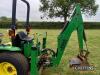 John Deere 4300 4wd Tractor c/w Lewis 25Q loader, rear mounted Lewis Landlord 320S back actor, rear linkage & drawbar Ser. No. LV4300E339803 - 5