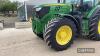 2018 John Deere 6145R Tractor c/w Auto Quad, 50k, JD front linkage, air brakes, cab suspension, 710/60 R42 & 600/60 R30 tyres, 4 electric spool valves plus joystick Hours: approx 8050 Reg. No. SA18 YCG Ser. No. 1LO6145RVJN907246 - 5