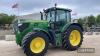 2018 John Deere 6145R Tractor c/w Auto Quad, 50k, JD front linkage, air brakes, cab suspension, 710/60 R42 & 600/60 R30 tyres, 4 electric spool valves plus joystick Hours: approx 8050 Reg. No. SA18 YCG Ser. No. 1LO6145RVJN907246 - 6