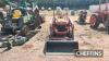 Kubota B7000D Compact Tractor c/w front loader & bucket, Ag tyres, rear spool valves - 32