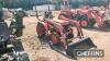 Kubota B7000D Compact Tractor c/w front loader & bucket, Ag tyres, rear spool valves - 33