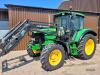 John Deere 6220 4wd Tractor c/w Trima 360 Power Loader 54 plate, registered 2005 - 3