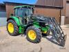 John Deere 6220 4wd Tractor c/w Trima 360 Power Loader 54 plate, registered 2005 - 6