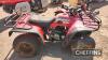 Honda Big Red 4wd Quad Bike - 4