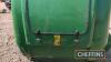 John Deere Rear Mtd Grass Collector used with lot 6034 - 14