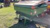 2009 Amazone Zax 1402 Fertiliser Spreader c/w roll over cover - 2