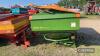 2009 Amazone Zax 1402 Fertiliser Spreader c/w roll over cover - 5