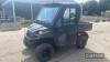 2013 Polaris 4wd Diesel Ranger c/w full cab, tipping back Hours: approx 1520 Reg. No. EX63 XEH - 4