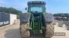 John Deere 6190R Tractor c/w 50k, Auto Power, air brakes Reg. No. DS13 KGV - 8