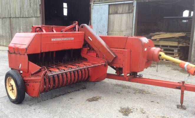 Massey Ferguson 20 conventional hay baler stated to be in good working order