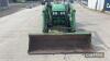 John Deere 4300 4wd Tractor c/w front loader & bucket, rear drawbar, industrial tyres Hours: approx 760 - 3