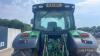 John Deere 6125R Tractor c/w 50k, Auto Quad, air brakes, JD 310 loader Reg. No. WJ14 XKL - 11