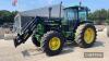 1990 John Deere 3650 SG2 Tractor c/w air con, front fenders, rear 520/70 R38 & front 420/65 R24, Trima 1790 Professional Loader, vendor to supply registration documents Hours: approx 8475 H Reg - 6