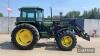 1990 John Deere 3650 SG2 Tractor c/w air con, front fenders, rear 520/70 R38 & front 420/65 R24, Trima 1790 Professional Loader, vendor to supply registration documents Hours: approx 8475 H Reg - 15