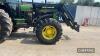 1990 John Deere 3650 SG2 Tractor c/w air con, front fenders, rear 520/70 R38 & front 420/65 R24, Trima 1790 Professional Loader, vendor to supply registration documents Hours: approx 8475 H Reg - 16