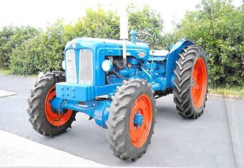 1959 ROADLESS Power Major 4cylinder diesel TRACTOR Reg. No. BSL 254 Serial No. 867 An earlier restoration that is described as being in good all round condition with new tyres all round, 11-36 rears and 9.5-24 front