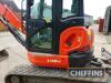 2013 KUBOTA U48-4 rubber tracked 360 EXCAVATOR Fitted with blade, Strickland quick hitch, multiple settings, breaker pipework and 5ft bucket Serial No. 51823 Hours: 2,908 - 26