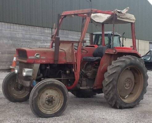 1973 MASSEY FERGUSON 148 Multipower 3 cylinder diesel TRACTOR Reg. No. RCF 605M Serial No. 148/605284 A clean and original 148 Multipower originally used in a Suffolk vineyard. Described as being in barn find condition, complete with cab and cladding and