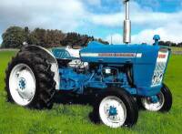 1974 FORD 3000 3 cylinder diesel TRACTOR Reg. No. CDM 552M Serial No. B930425 Restored around 2 years ago and described as being complete with a new seat fitted. The recorded 2,990 hours are believed to be correct and genuine. An ideal candidate for road 