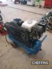 Clarke PP15 ND50 Industrial Compressor 
<br/>fitted with Honda GX200 engine 
<br/>Ser. No. 72726 - 4