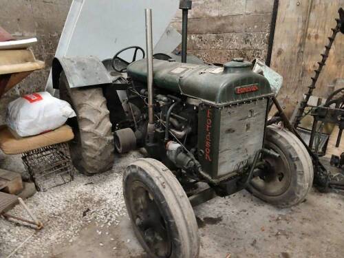 FORDSON Standard N petrol/paraffin TRACTOR A wide wing example with side belt pulley