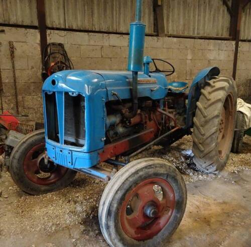FORDSON Super Major diesel TRACTOR This Tractor appears to be in an unfinished restoration requiring finishing
