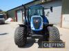 2018 NEW HOLLAND T5.110 Electro Command 4wd TRACTOR Fitted with cab suspension on BKT Flotation 650/65-30.5 rear, BKT Floatation 550/60-22.5 front wheels and tyres. One owner Reg. No. LK18 CRJ Serial No. HLRT5110TJL001616 Hours: 5,018 FDR: 12/03/2018 - 2