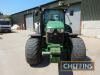 2015 JOHN DEERE 6100MC AutoQuad 4wd TRACTOR Fitted with 8no. John Deere 50kg front weights on Nokion ELS 710/55R34 rear and Alliance 560/60R22.5 front wheels and tyres. One owner. Mower imaged is not included with this lot Reg No. AY15 LWA Serial No. ILO - 2