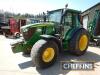 2015 JOHN DEERE 6100MC AutoQuad 4wd TRACTOR Fitted with 8no. John Deere 50kg front weights on Nokion ELS 710/55R34 rear and Alliance 560/60R22.5 front wheels and tyres. One owner. Mower imaged is not included with this lot Reg No. AY15 LWA Serial No. ILO - 3